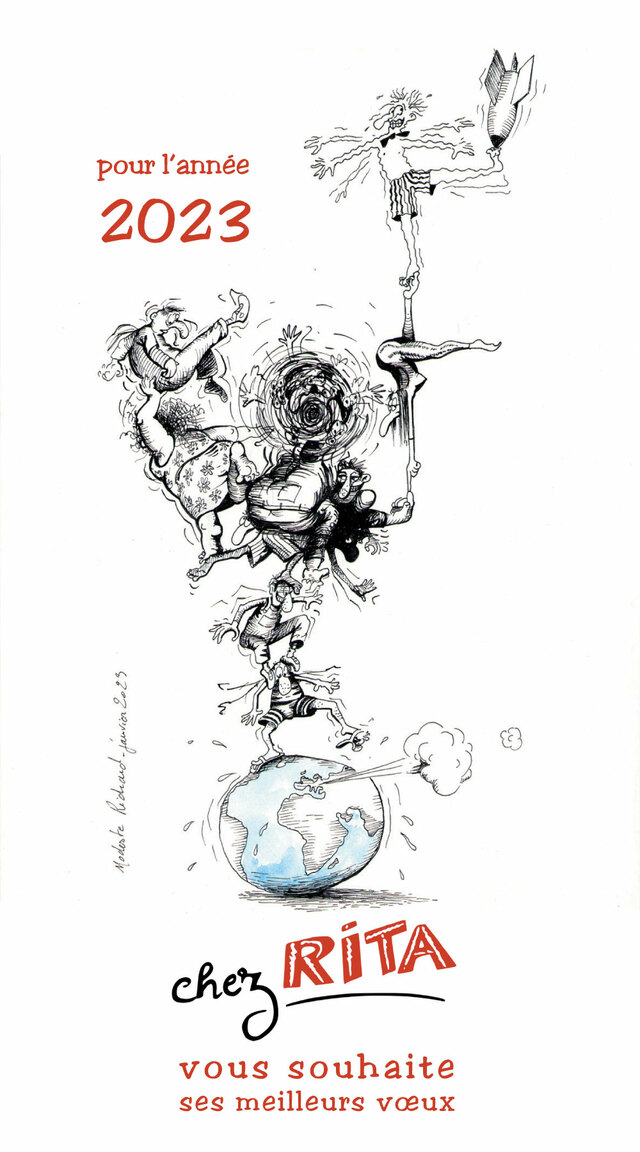 voeux 2023, illustration de Modeste Richard