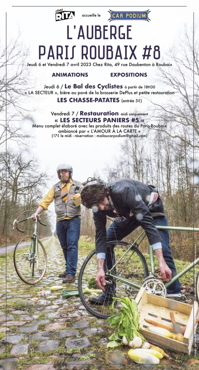L'auberge Paris-Roubaix #8 avec le Car Podium chez Rita à Roubaix